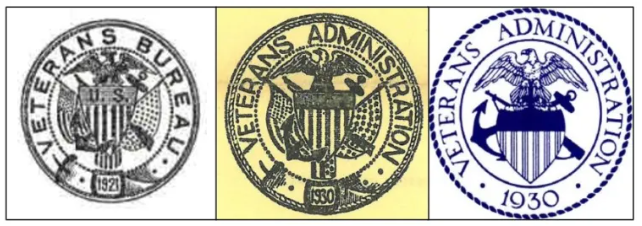 Veterans’ Administration Seal 1921 & 1930