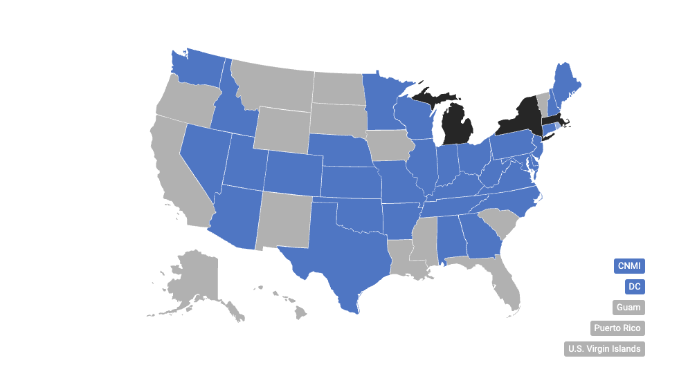 PSYPACT States Map (Nov 2022)
